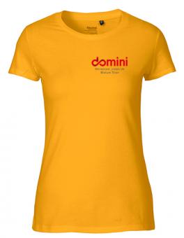 Ladies Fit T-Shirt Domini "Yellow" 